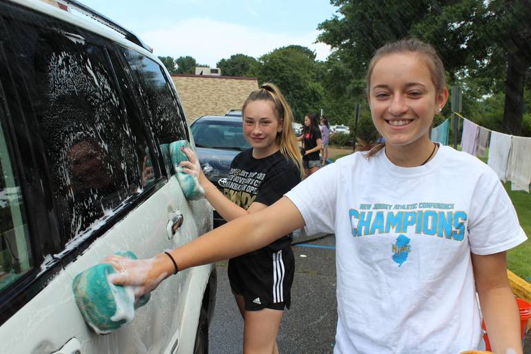 Roxbury Girls Soccer Gets a Sunny Day for Car Wash TAPinto