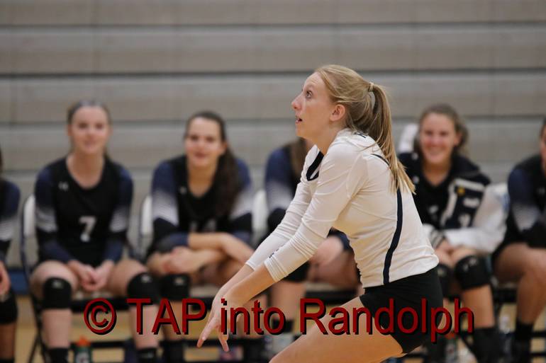 Randolph Volleyball Celebrates Seniors; Follows Ceremony With Victory