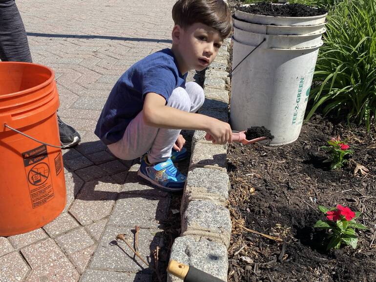 Union Garden Club, Students and Scouts Plant Town Hall Gardens | Union, NJ  News TAPinto | TAPinto