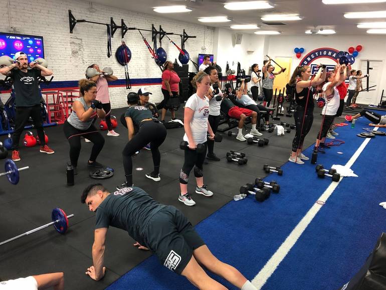 F45 Training Ambassador Cory Visits Bloomfield