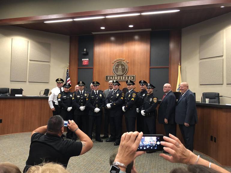 Three Officers Sworn In, Four Promoted at Fairfield Police Department