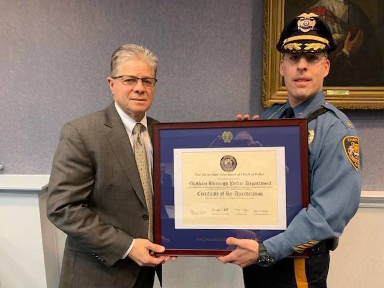 Chatham Borough Police Department Earns Elite Status with 2nd