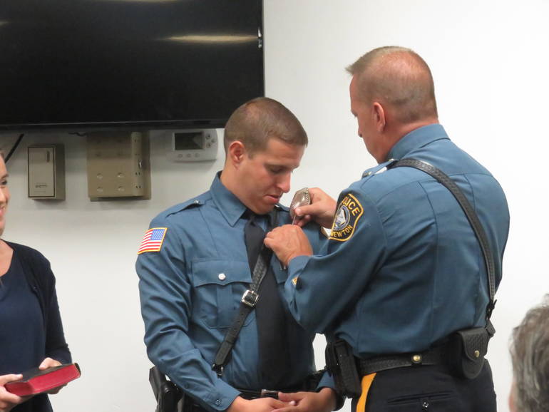 Newton Police Department's Promotions Announced TAPinto