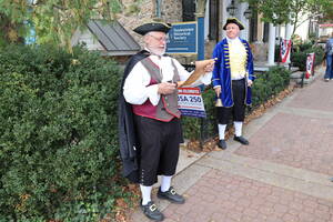 Carousel image 42dabe oylestown istorical ociety town criers
