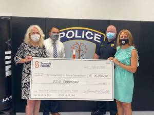 Berkeley Heights Police Department Receives Support from Summit Health for Tactical Training and Fitness Programs 