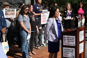 Carousel image 7a8757 ucks county justice center protest