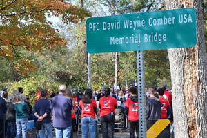 Carousel image 84501a bridge dedication plumstead township