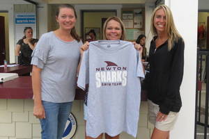 Newton Swim Team Wins Last Home Meet, Honors Town Council