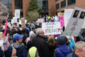 Carousel image a1fbba hands off rally doylestown pa