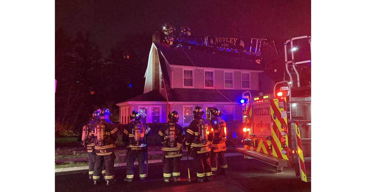 No Injuries After Fire in Nutley Home, Bloomfield, Belleville Fire