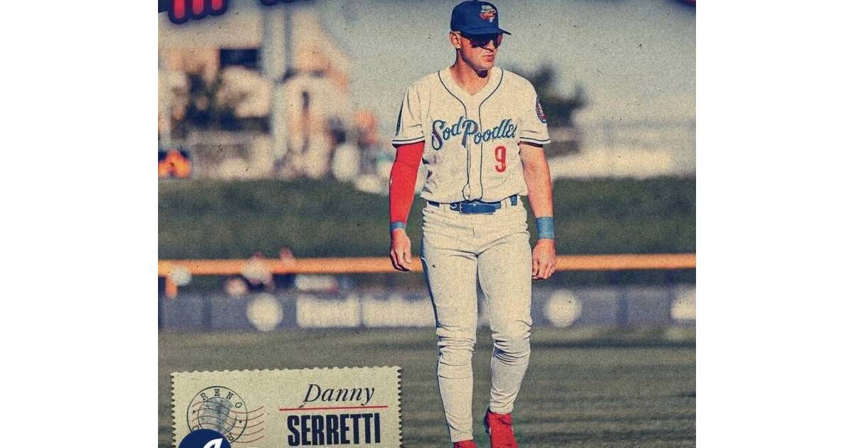 Former Diamond Heel Danny Serretti Homers in Triple-A Debut
