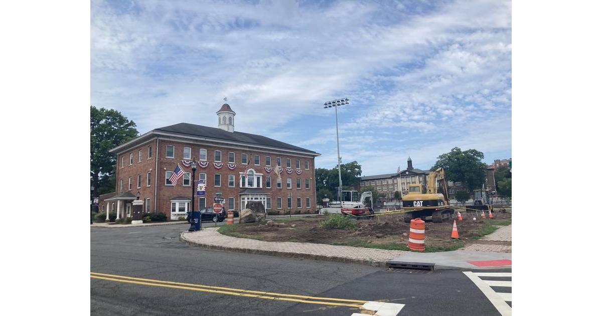 Work Continues on Renovation of Nutley Municipal Plaza Nutley, NJ