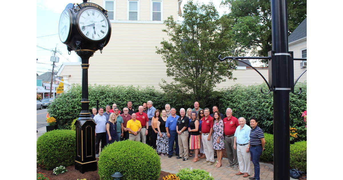 A Long Time Coming New Clock Shines in Downtown Hawthorne Hawthorne