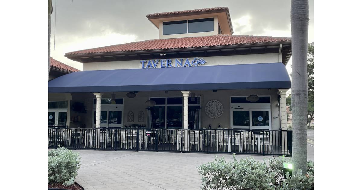 Appreciation: Greek Restaurant, Taverna Evia, Closes in Coral Springs