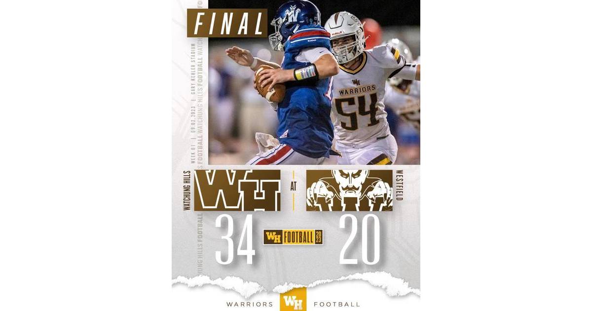 WHRHS Football: Watchung Hills Comes Back to Slay Blue Devils, 34-20 ...