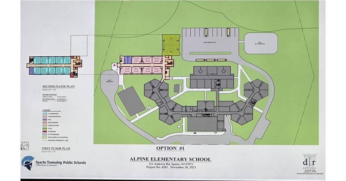 Sparta Superintendent Presents Preliminary Plans for Elementary School