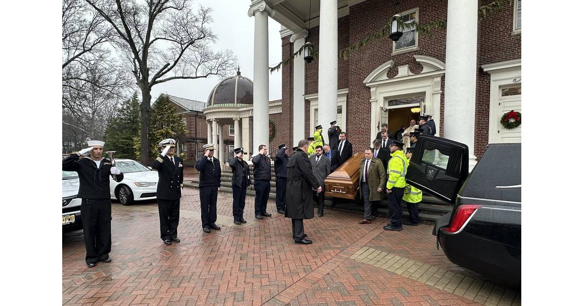 Honors Rendered at Funeral of Retired Millburn Fire Captain Millburn