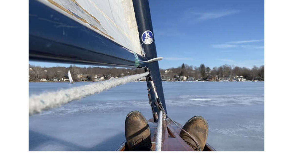Photos Iceboating on Peach Lake North Salem, NY News TAPinto