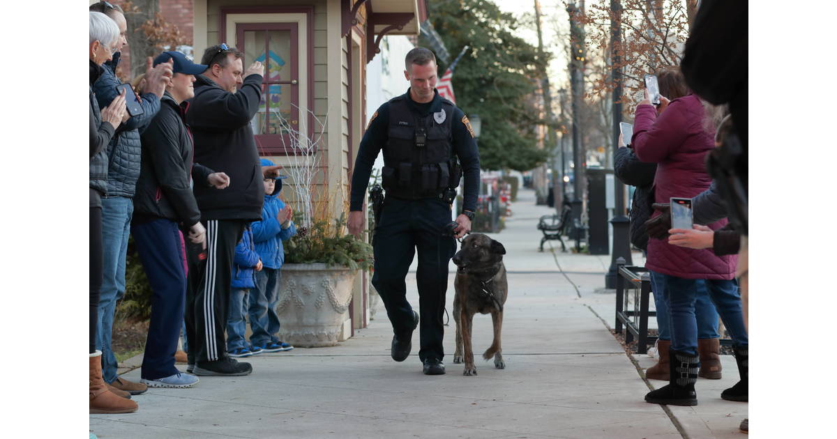 Flemington Police Hold Special Ceremony for Retiring K9 Flemington