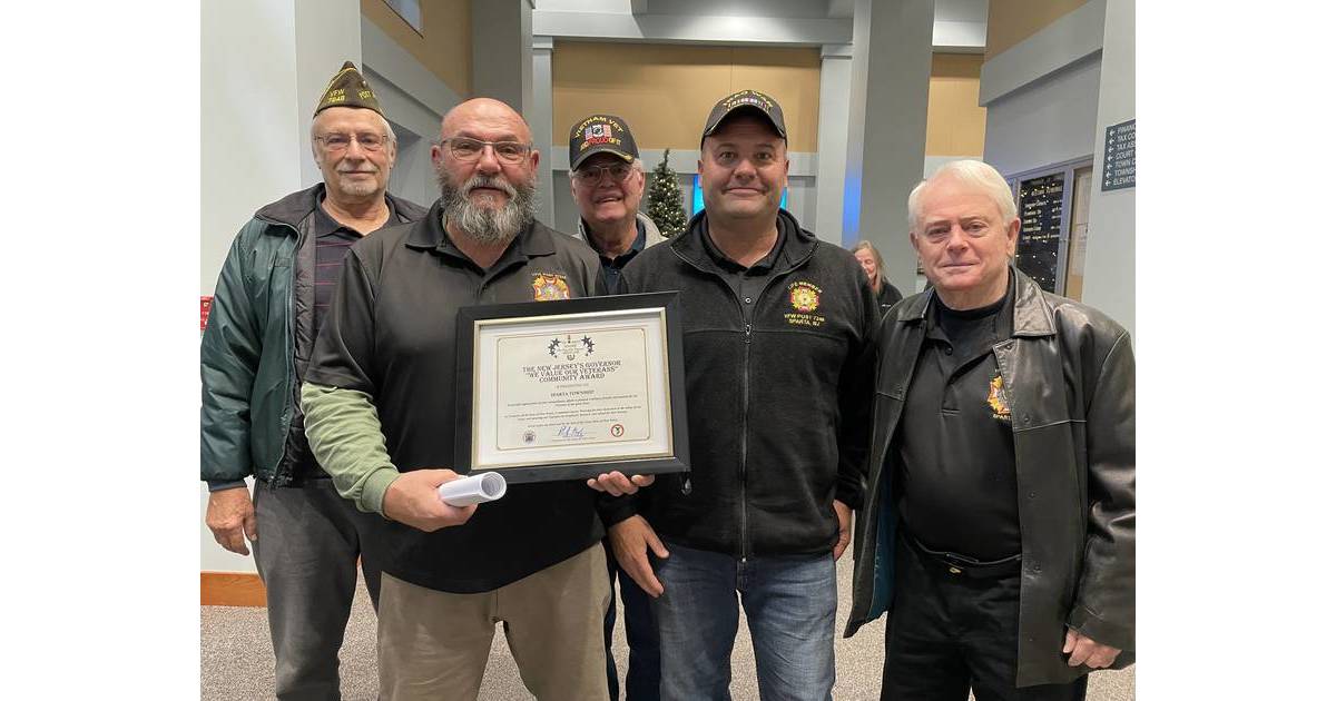 Sparta Post Receives 2022 New Jersey Governor's Award for Veterans