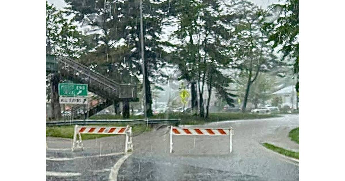 Flooding Causes Road Closures In North Plainfield North Plainfield
