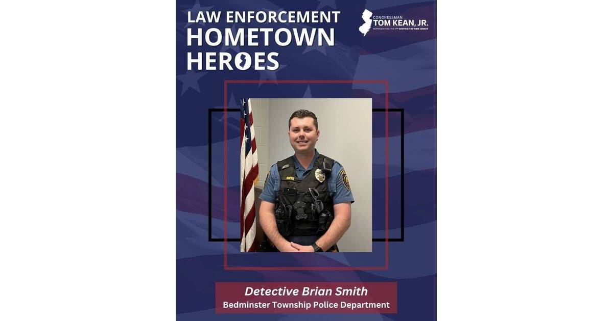 This week’s Hometown Hero is Detective Brian Smith of the Bedminster ...