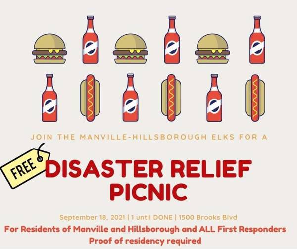 Manville-Hillsborough Elks to Host Disaster Relief Picnic in Support of ...