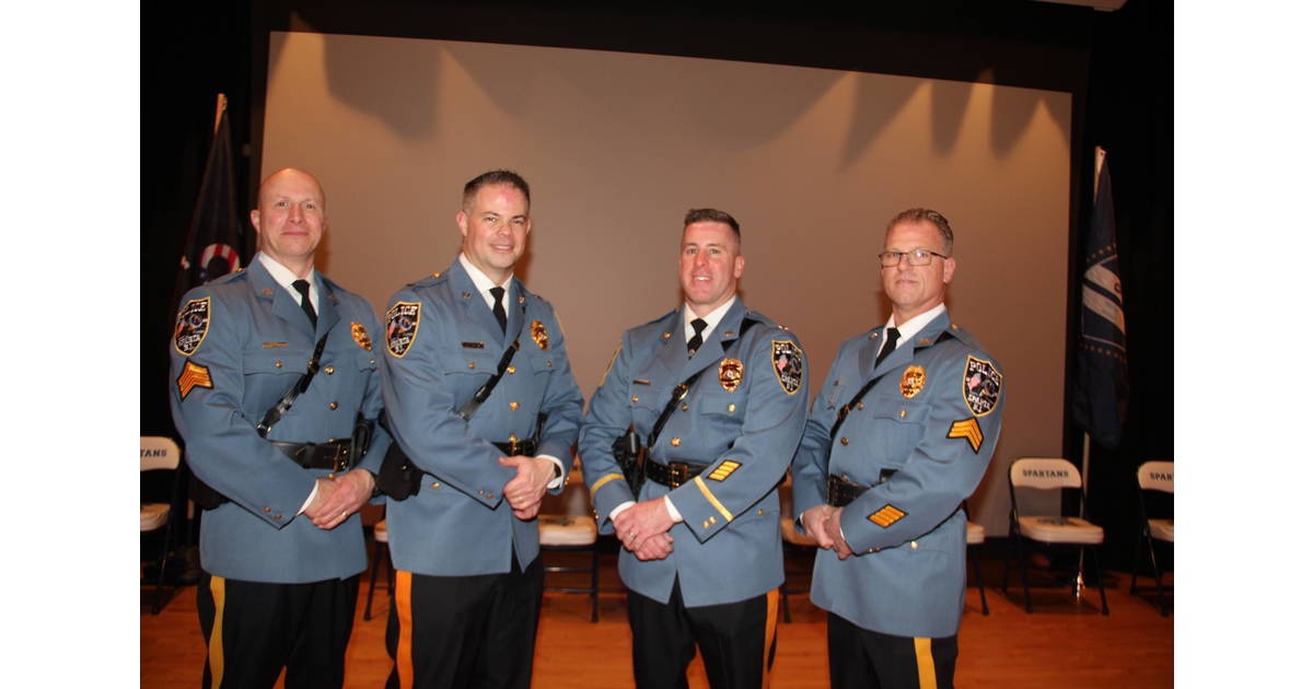 Sparta Police Department Celebrates Promotions and Retirements Sparta