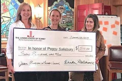 Peggy Salisbury Awarded Junior League of Summit's 2019 Jean Hudson Gano Award - TAPinto.net