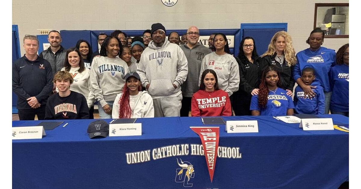 Union Catholic Holds Signing Ceremony For Four Student Athletes ...
