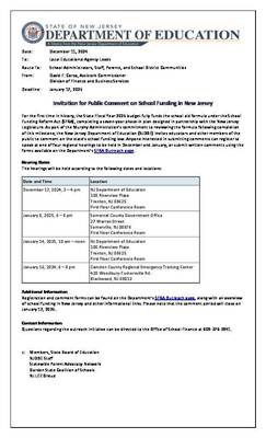 Carousel image 80e8272668ca3054eb4c invitationforpubliccommentonschoolfundinginnewjersey