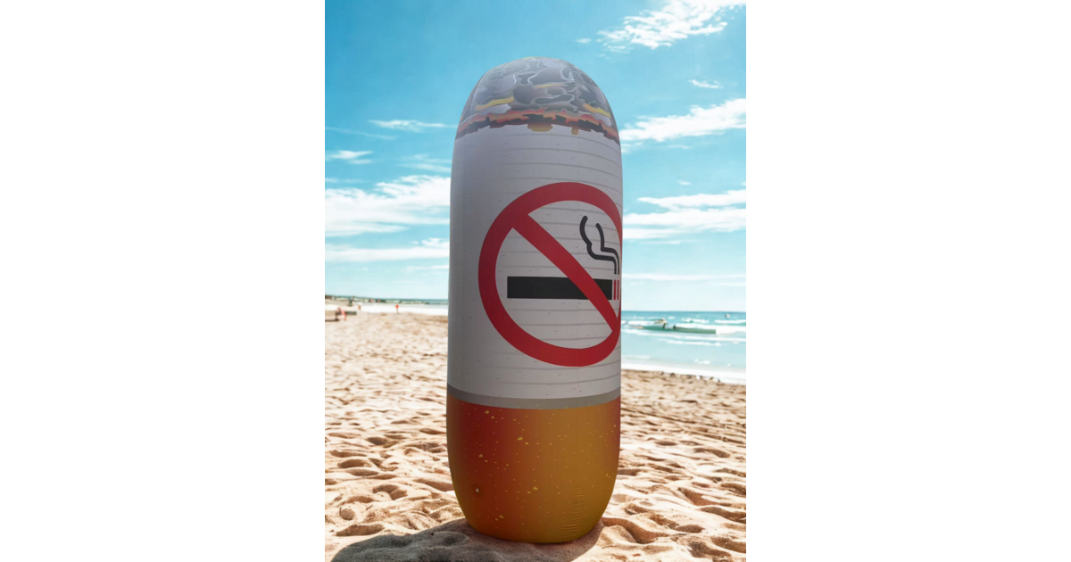Giant Cigarette Makes a Statement in Asbury Park: “No Butts on the ...