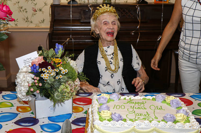 Jane Randall celebrated her 100th birthday at her home at The Chelsea at Fanwood on Thursday, July 18, 2019.