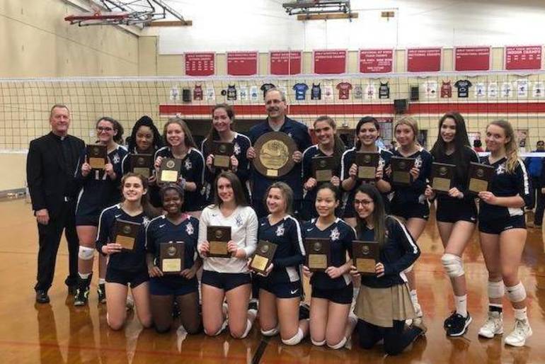 Kennedy Volleyball Defeats Mary Louis for Intersectional Championship TAPinto