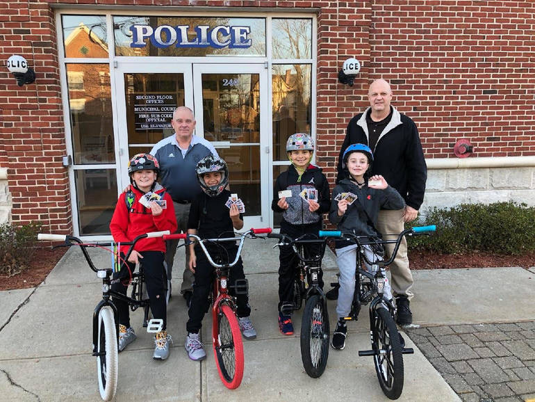 Hasbrouck Heights Police Department Begins Handing Out New Trading