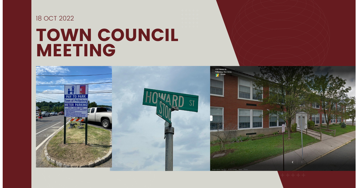 Phillipsburg Town Council Approves Three FirstReading Ordinances on