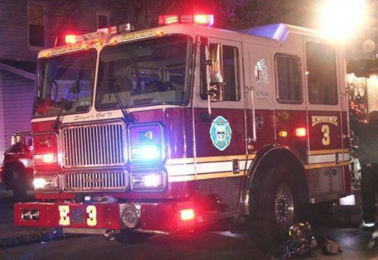 Little Falls, Woodland Park Fire Trucks Join Others to Fight Marcal