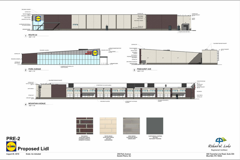 Scotch Plains Redevelopment Committee Approves Lidl Supermarket Plan