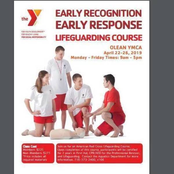 YMCA to Offer Teens Weeklong First Aid, CPR/AED and Lifeguarding