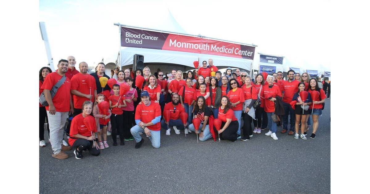 Team Monmouth Medical Center Joins Long Branch Light The Night Blood Cancer Fund-Raising Event