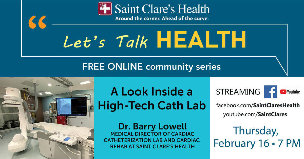 Saint Clare's Health Takes a Look Inside a HighTech Cath Lab