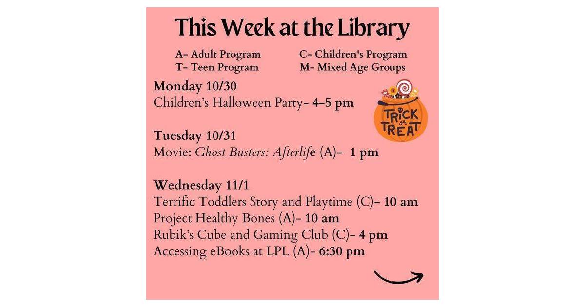This Weeks Happenings at Linden Public Library Linden, NJ News TAPinto