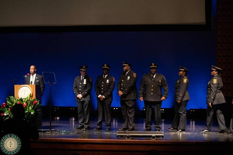 Mayor Appreciating First First Responders