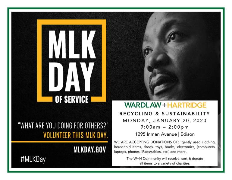 Wardlaw+Hartridge Announces Third Annual MLK Day of Service TAPinto