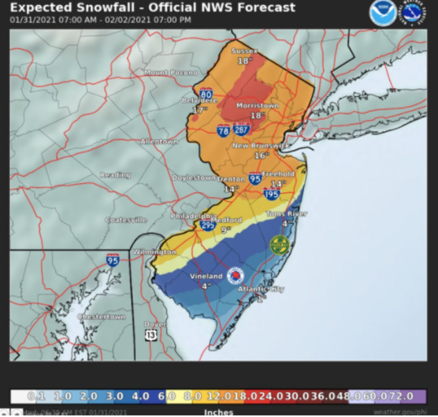 Weather For Red Bank Friday Winter Storm Warning Possible Blizzard Conditions Red Bank Nj News Tapinto