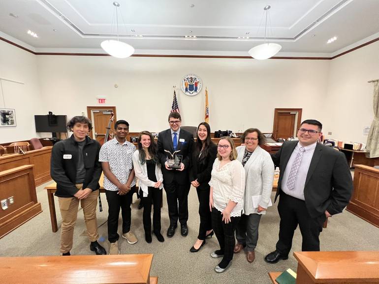 Mock Trial Team wins Law Day award