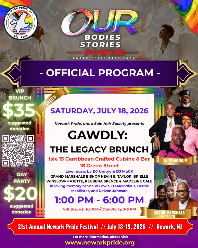 Montclair’s Madeline Gale, Reubena Spence to Lead Newark Pride Parade as Grand Marshals