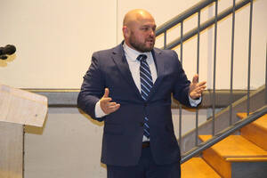 Carousel image 77feaef061f51887cbb2 new wood ridge football coach andrew carbone speaks at boe meeting