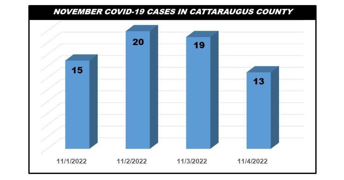 Cattaraugus County Reports 13 New COVID Cases Nov. 4 Greater Olean
