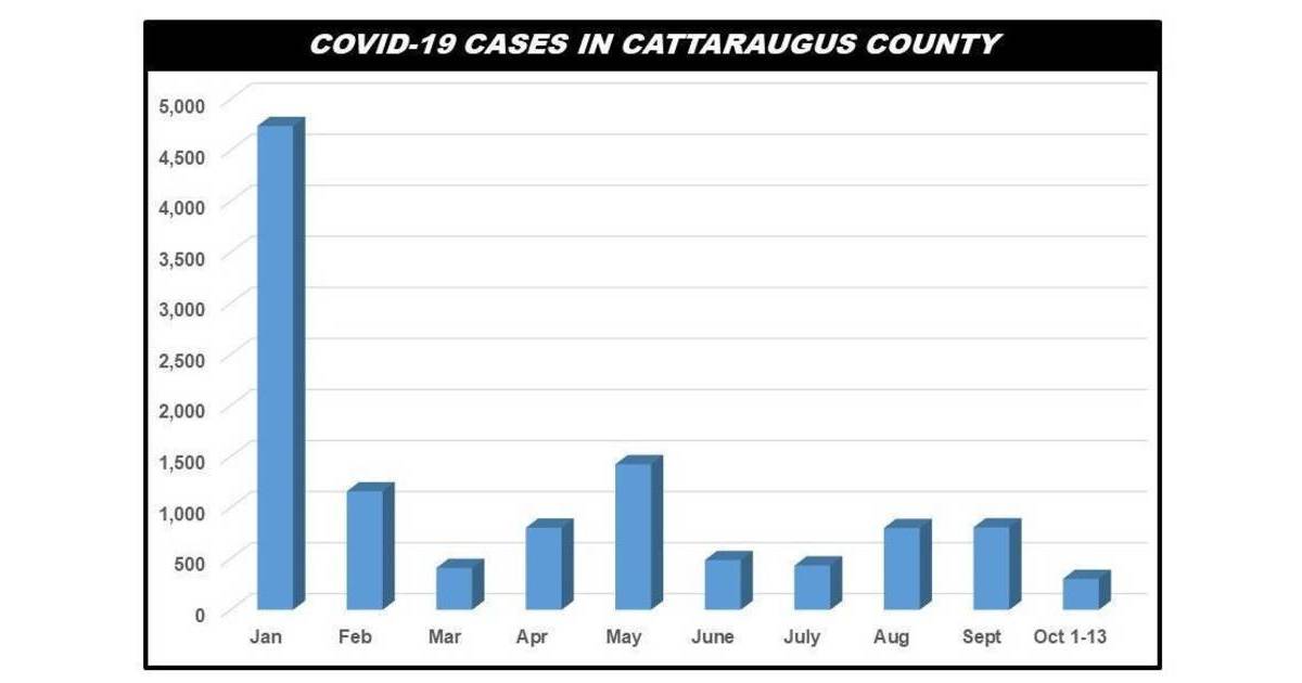 Cattaraugus County Reports 30 New COVID Cases Oct. 13 Greater Olean, NY News TAPinto